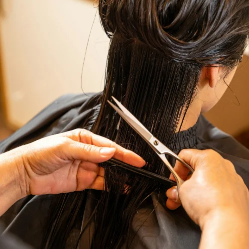 Coupe cheveux longs